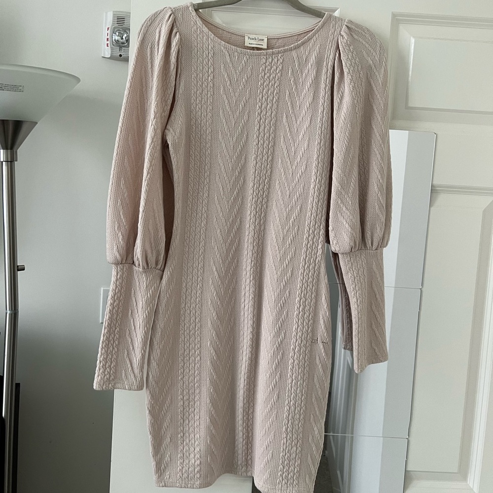 Ivory knit dress - never worn